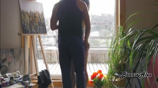 Bonniealex - Standing Sex With Painter (Euro sex)-2