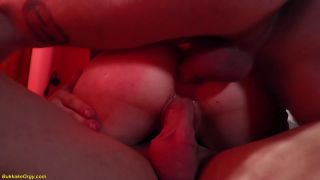 7172 Skinny Teen Hates Cum but needs the Dicks Bukkake Orgy 1...-1