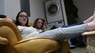 Princess Adelaide and Princess Georgie - After Work Foot Worship-9