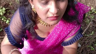 Indian Marathi porn - Cum in mouth and doggy style position fuck in jungle-8