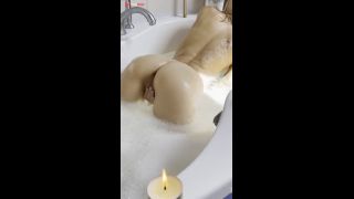 Cute Girl Home Alone in the Bath  Join Me-7
