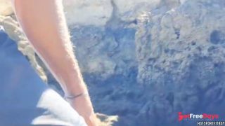 [GetFreeDays.com] Risky Adventure - Running with a stop to touch my dick on public beaches Adult Stream February 2023-0