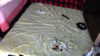 HairyMaid - Amateur wife has fun trying on clothes and cutting them off. Amateur wife dances naked around the ho-9