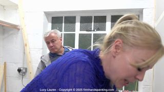 Lucy Lauren - Measuring Up - S/Lucy Lauren provokes Earl Grey into caning her,.-9