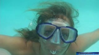 Amberathome com My First Under Water Blow Job-8