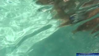 Amberathome com My First Under Water Blow Job-9