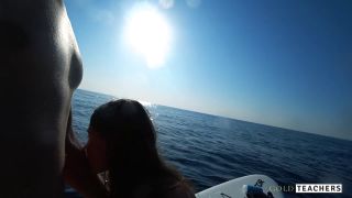 Sex With A Girl In The Middle Of The Sea On A Surfboard (Big Tits porn) GoldTeachers-4