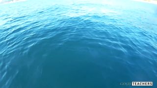 Sex With A Girl In The Middle Of The Sea On A Surfboard (Big Tits porn) GoldTeachers-6