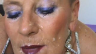 Milf love cum on face-9