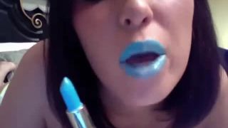 xxx video clip 7 Bratty Ivana - Blue Lipstick - humiliationss - fetish porn femdom hotwife cuckold interracial-6