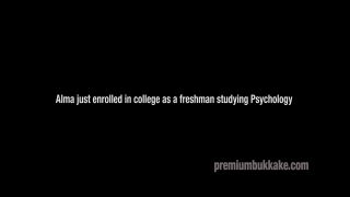 7103 Alma Swallows 64 Huge Mouthful Cum Loads Premium Bukkake...-2