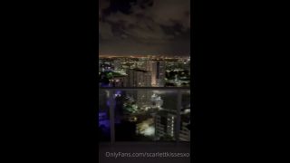 Blonde Scarlettkissesxo Gets Fucked On The Balcony Onlyfans (Blonde porn)-6