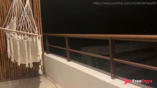 [GetFreeDays.com] Masturbating on the hotel balcony in view of the other balconies Adult Clip March 2023-0