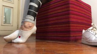 Dollhouse Studio - WHITE SOCKS IN NIKE SNEAKERS - Feet Worship*-0