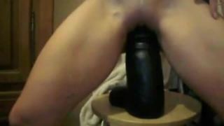 Gigantic dildo insertions   480-0