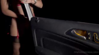 Alysa Nylon Sex At Night In The Forest On The Way Home (Hot Babes)-2