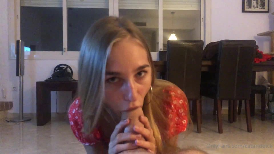 Cat and Dick CatanddickThis was the first video we ever recorded of me giving my boyfriend a Blowjob - 20-03-2021 - Onlyfans