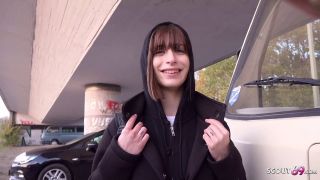 GERMAN_SC0UT - Tiny Emo Girl Silvia Seduce To Extrem Dirty Sex At Street Pickup - Shaved-1