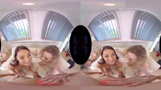adult clip 35 Teach Me Anal - Angel Emily and Katy Rose Oculus Rift - pierced navel - group sex porn anal angels-3