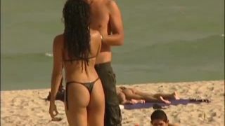 Hot topless girls at the  beach-9