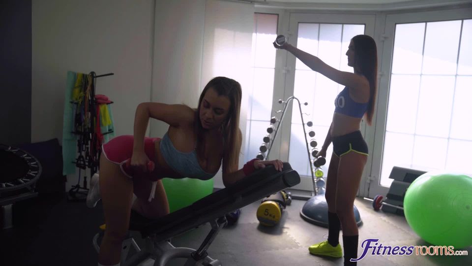 Josephine Jackson & Katy Rose in Trepassing gym girls hot threesome,  on teen 