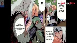 Jiraiya puede saborear el cuerpo caliente de Tsunade-1