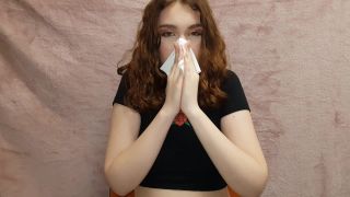 Pt 2WetSchoolGirl - Loud Nose Honking With Red Lips-7