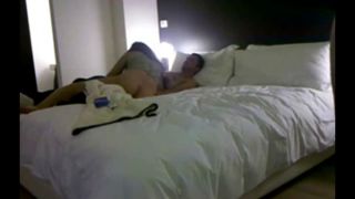 695126 Couple brings stranger to hotel room for MMF threesome.-2