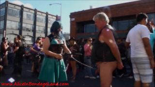 FolsomStreetFairPublicCBT - SpankingCharityBooth - MistressEvadne - Bondage-0