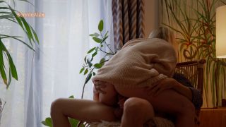 Video Cuddling, Caressing, Loving And Sensual Sex On a Squishy Chai...-3