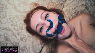 Onlyfans.com - Kiss Cat - Bound 18 Babe Screaming in Rough Anal Fuck with Creampie Blowjob!-9