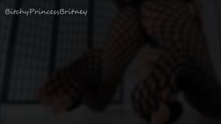 online xxx clip 34 Princess Britney - Fishnet Foot Tease | goddess feet | pov vagina fetish-2