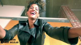 Sissy Insults and Slave Training Leather Clad Femdom Wil ﻿Bossy Ass Delilah (Femdom porn)-8