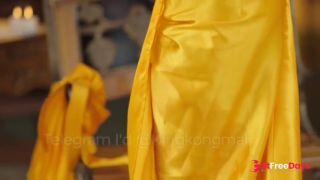 [GetFreeDays.com] Resmi R Nair In Yellow Saree Adult Leak December 2022-5