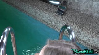 VivianBlush presents Vivian Blush in Low Cut Swimsuit-0