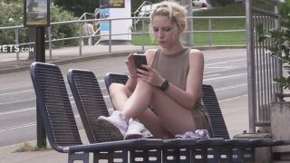 Hot blonde enjoys public  nudity-6