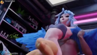 Small Tits Happy Harpy Papi Breeding and Egg Laying Monster Musume TDonTran-7