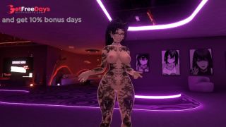 Vr Chat VTuber Nude Try on Haul with Butthole shots- My First Avi-8