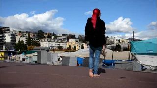 Porn online Dirty soles – Barefoot Urban Girls – RED-X: barefoot autumn in Lugano-4