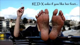 Porn online Dirty soles – Barefoot Urban Girls – RED-X: barefoot autumn in Lugano-5