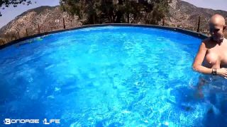 online adult clip 35 Bondage Life Rachel Greyhound: In The Pool (Release date: Aug. 30, 2021) Bondage - fetish - fetish porn one piece swimsuit fetish-3