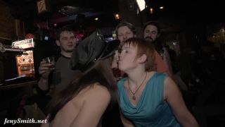 Naked girl in a club and on stage-0