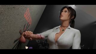 Uncensored In Cartoon Croft Adventures - Part 33 Glory Hole Dream And Lesbian Power By LoveSkySanHentai-1