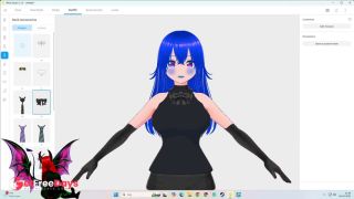18 vroid studio VRM Posing Desktop VRM Adjuster  making a vore Comic-1