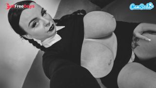 [GetFreeDays.com] Thick Ass Wednesday Addams with Big Tits and Wet Pussy Plays with Herself - C... Adult Clip November 2022-9