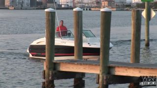 Naked Sunset Boat Ride Around Tampa Bay with Jenny Pooh Forced Squirt at the End Teen!-0