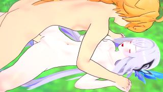 Wet Waifus - Skirk tests your endurance with Hard Pussy Pounding Sex - Genshin Impact Hentai-3