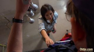 Anina Silk Young Girl Fuck With Old Man In The Garage (Hot Babes)-1