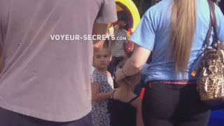 Milf s pink thong visible in public place public -8