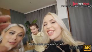 [GetFreeDays.com] SWAP4K. Swap wives with Vera Jarw in a collar and Veronica Leal ended up with a lot of cum Porn Video November 2022-3